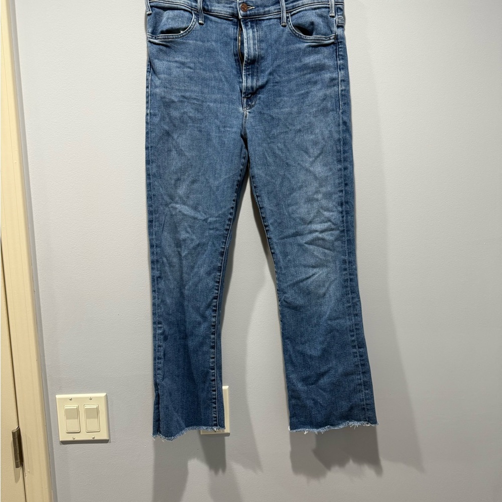 Mother Hustler ankle fray women’s denim Jeans